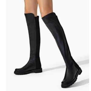 NWOT Stuart Weitzman 5050 Lift OTK Boot in Black